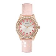 Glinsterende Roze Horloge Guess , Pink , Dames