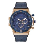 Dorado Roestvrij Stalen Horloge Gw0326G1 Guess , Blue , Heren