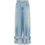 Lichtblauwe Wide Leg Jeans JW Anderson , Blue , Heren