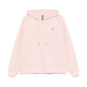 Roze Sweater met Rits en Capuchon Adidas by Stella McCartney , Pink , ...