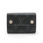 Pre-owned Canvas wallets Louis Vuitton Vintage , Black , Dames