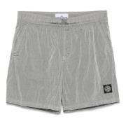 Grijze Sea Zwemshorts met Logo Stone Island , Gray , Heren