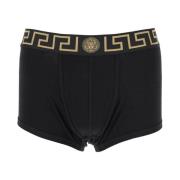 Zwarte Medusa Print Katoenen Briefs Versace , Black , Heren