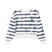 Navy Blauw Gestreepte Sweater met Ronde Hals Ba&Sh , White , Dames