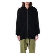 Zwart Gebreide Hoodie Aw24 Losse Pasvorm Rick Owens , Black , Heren