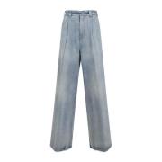 Blauwe Jeans voor Vrouwen Stijlvol Ontwerp Maison Margiela , Blue , Da...