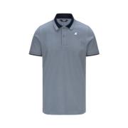 Stijlvolle Polo Shirt voor Mannen K-Way , Gray , Heren