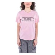 Stijlvolle Crop Empire Stud Tee Michael Kors , Pink , Dames