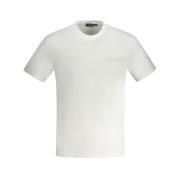 Katoenen T-shirt in wit Napapijri , White , Heren