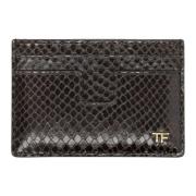 Python Print Pasjeshouder Tom Ford , Black , Heren