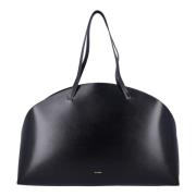 Elegante Schouder Tas Jil Sander , Black , Dames