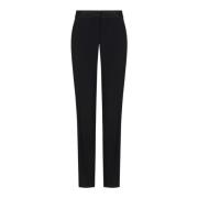 Zwarte Broek Stijlvol Emporio Armani , Black , Dames