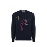 Stijlvolle Sweatshirts en Hoodies Collectie MC2 Saint Barth , Blue , H...