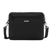 Zwarte Crossbody Tas Mod.Moire K-Way , Black , Unisex