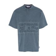 Polyester T-shirt Gcds , Blue , Heren