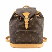 Pre-owned Canvas backpacks Louis Vuitton Vintage , Brown , Unisex