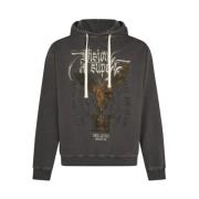 Rock Mather Graphic Hoodie Vision OF Super , Gray , Heren