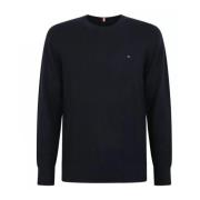 Heren Chain Ridge C-Neck Trui Tommy Hilfiger , Blue , Heren