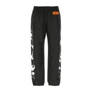 Katoenen Trackpants Zwart Wit Heron Preston , Black , Heren