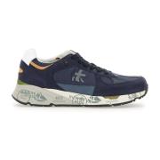 Midnight Blue Sneakers van Suède Leer Premiata , Blue , Heren