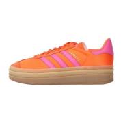 Gedurfde Gazelle Oranje Sneakers Adidas Originals , Orange , Dames