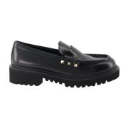 Rockstud Instappers Valentino Garavani , Black , Dames