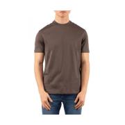 Stijlvol T-shirt voor mannen Emporio Armani , Brown , Heren