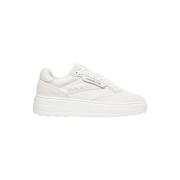 Witte Leren Sneakers Elegant Geperforeerd Ontwerp Copenhagen Shoes , W...