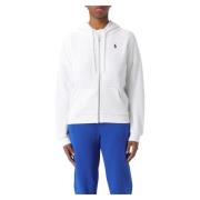 Fleece Hoodie Polo Ralph Lauren , White , Dames