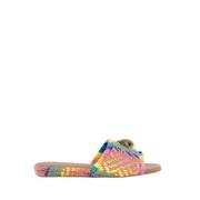 Platte slof in roze Kurt Geiger , Multicolor , Dames