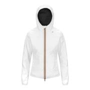 Dubbele Lily Plus Jas K-Way , White , Dames