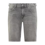 Reguliere Shorts Spin voor Heren 7 For All Mankind , Gray , Heren