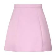 Roze Couture Gestikte Mini Rok Blumarine , Pink , Dames