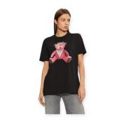 Katoenen T-shirt Guess , Black , Dames