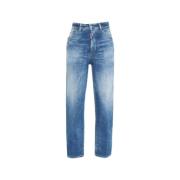 Blauwe Used Look Boston Jeans Dsquared2 , Blue , Dames