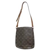 Pre-owned Canvas louis-vuitton-bags Louis Vuitton Vintage , Brown , Da...