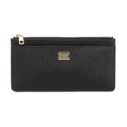 Zwarte Handtas met Logo Plaque Dolce & Gabbana , Black , Dames