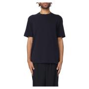 Casual Katoenen T-Shirt voor Mannen Emporio Armani , Black , Heren