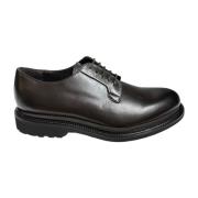 Leren Veterschoenen Rubberen Zool Marechiaro 1962 , Brown , Heren