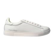 Casual Leren Sneakers Emporio Armani , White , Heren