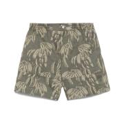 Salie Groene Elastische Taille Shorts Jacquemus , Green , Heren