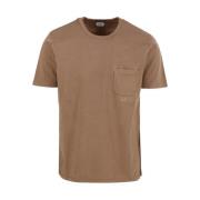 Grijze Jersey Zak T-Shirt C.p. Company , Brown , Heren