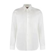 Witte Poplin Overhemd voor Mannen Gucci , White , Heren