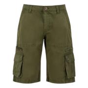 Katoenen shorts voor mannen Alpha Industries , Green , Heren