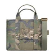 Camo Multi Katoen Medium Tote Tas Marc Jacobs , Multicolor , Dames