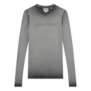 Katoenen Dames T-shirt Originals Guess , Gray , Dames