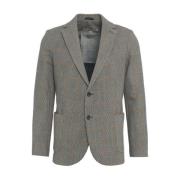 Grijze Fleece Blazer Aw24 Circolo 1901 , Gray , Heren