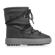 Dames Sneeuwlaarzen Ltrack Stijl Moon Boot , Black , Dames