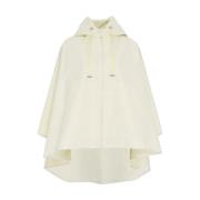 Witte Hooded Cape voor Vrouwen Khrisjoy , White , Dames