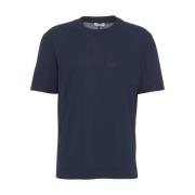 Blauw Jersey T-shirt voor mannen Paolo Pecora , Blue , Heren